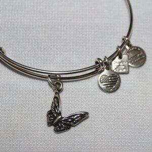 Alex and Ani Sterling Silver Butterfly Bracelet
